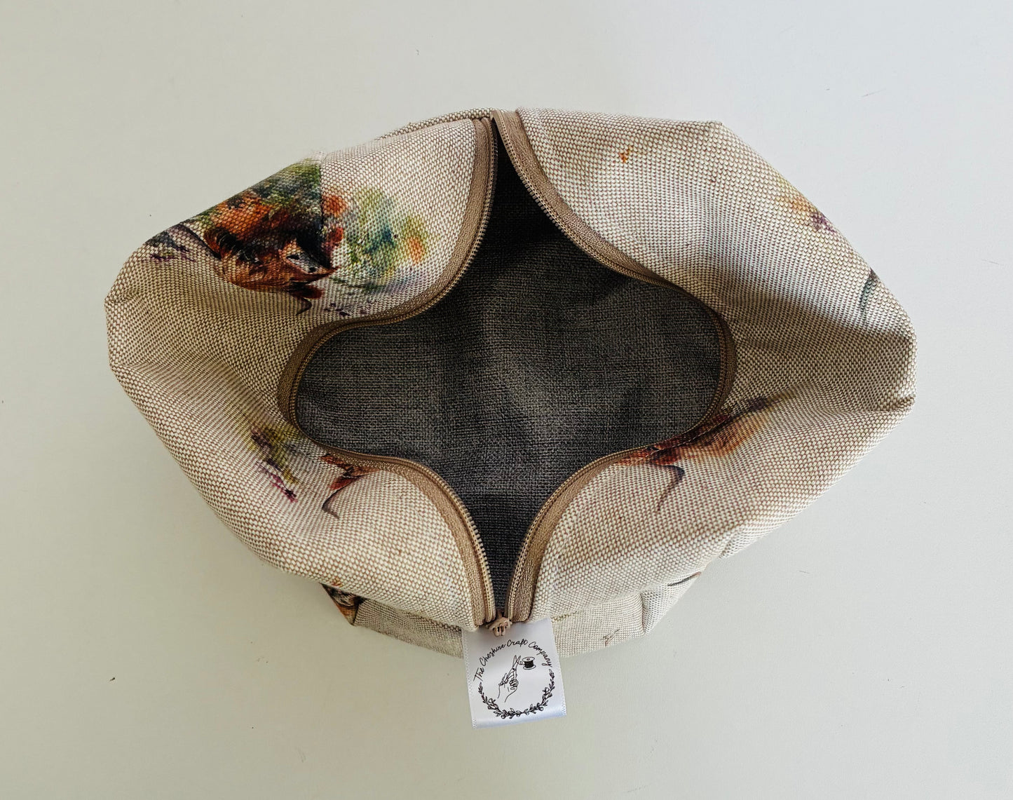 Highland Cow Make Up Bag