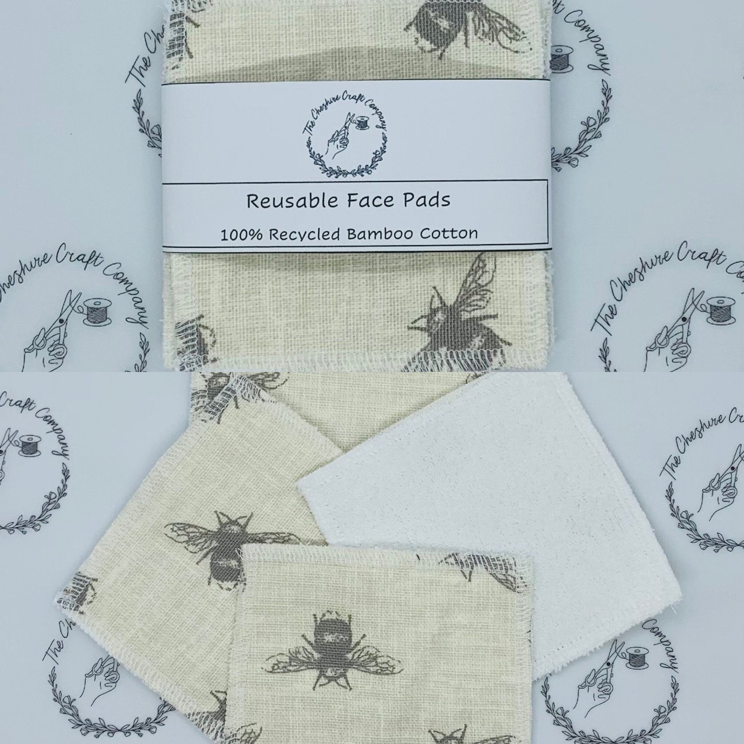 Reusable Bee Organic Bamboo Cotton Pads