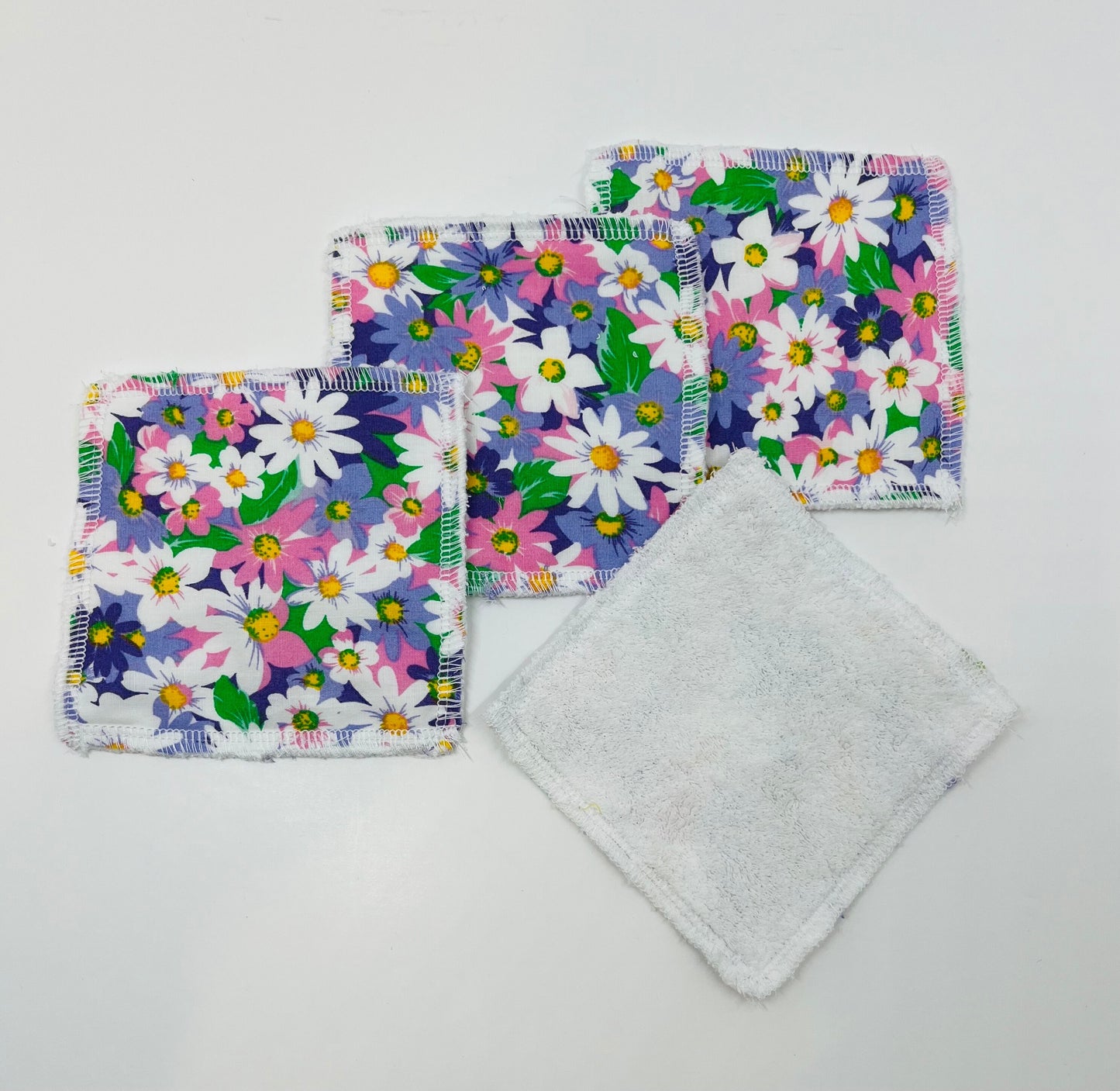 Lilac Floral Reusable Cotton Pads