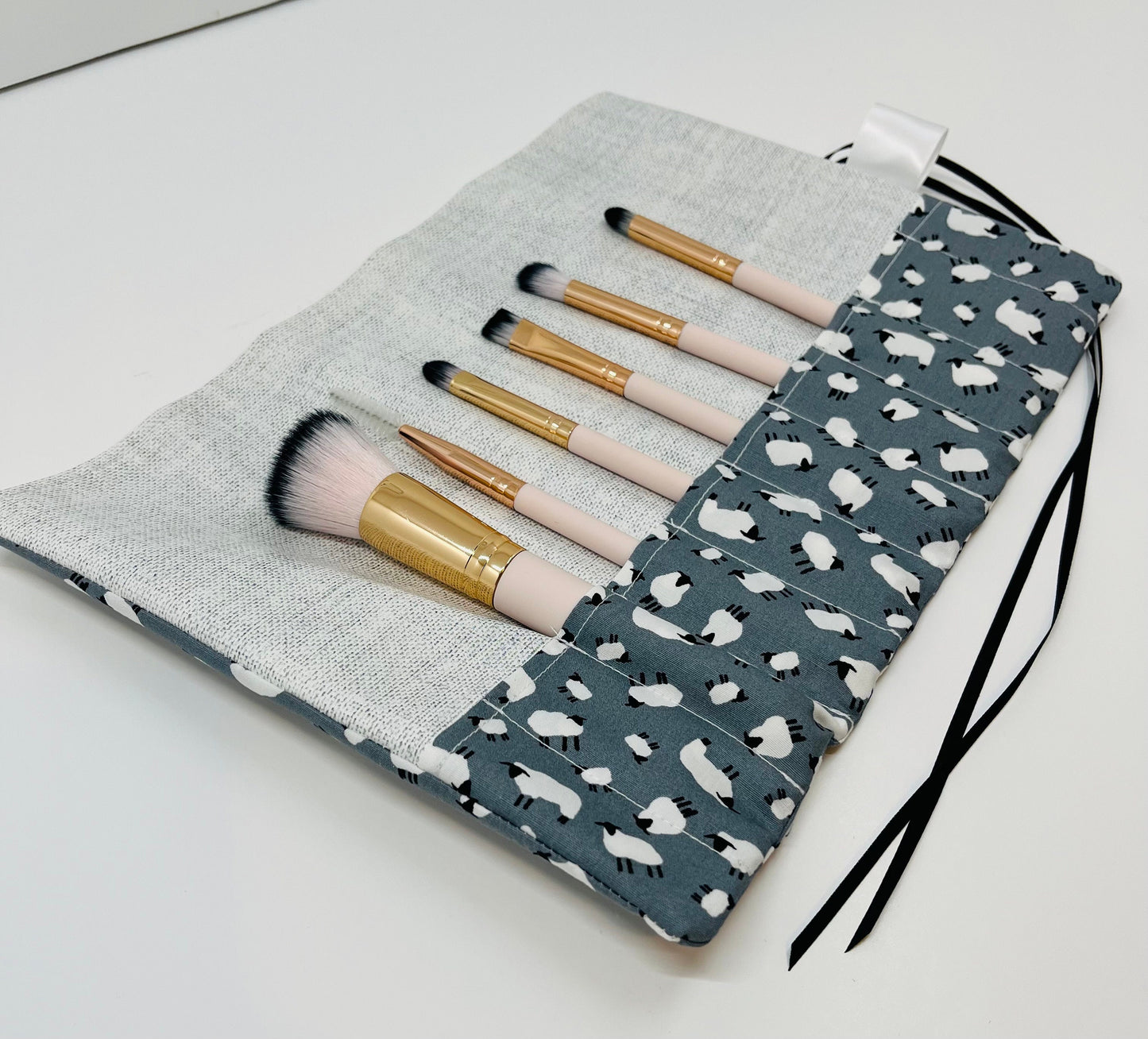 Sheep Print Brush Roll