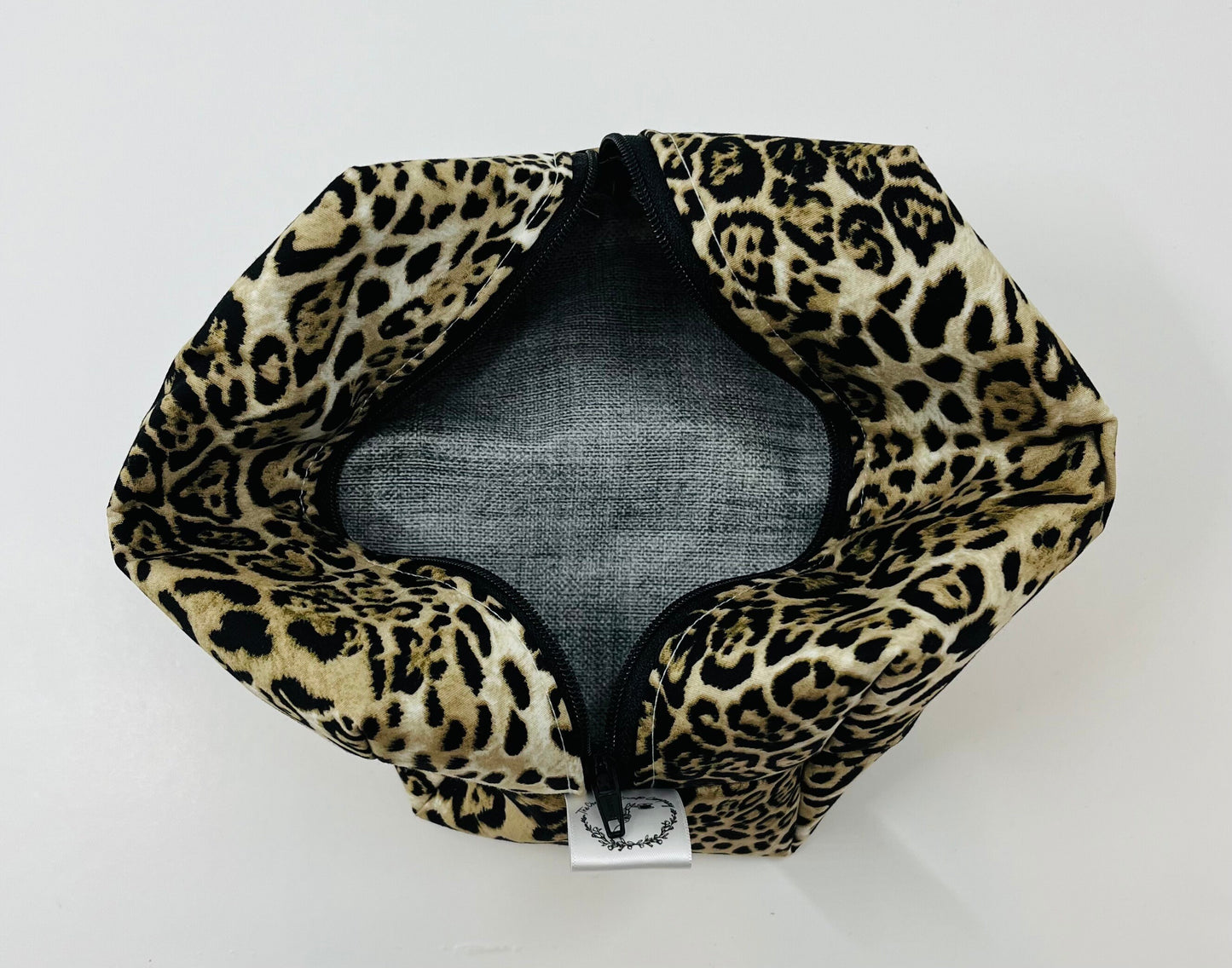 Leopard Print Make Up Bag