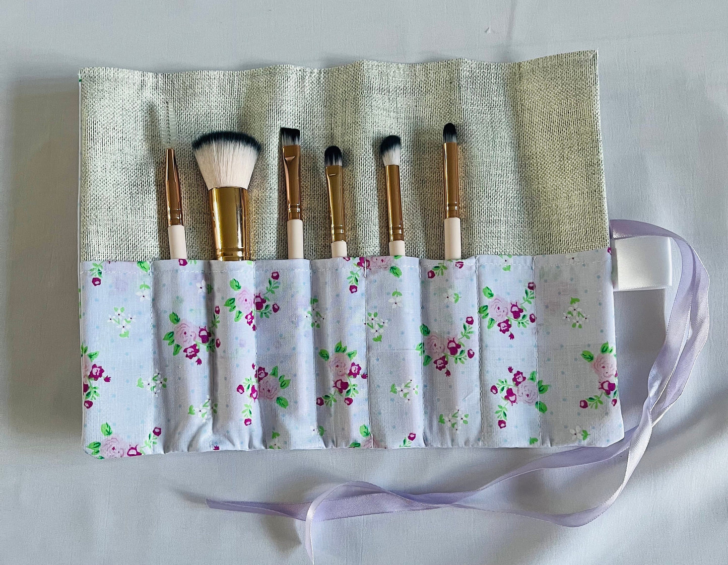 Purple floral Print Travel Set