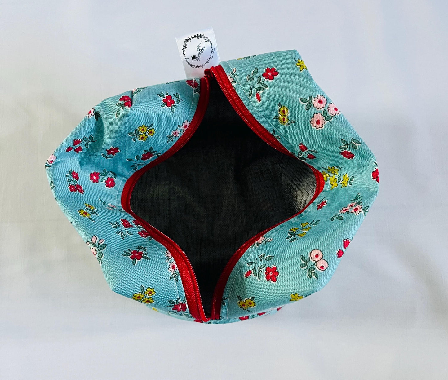 Blue Liberty Floral Print Make Up Bag