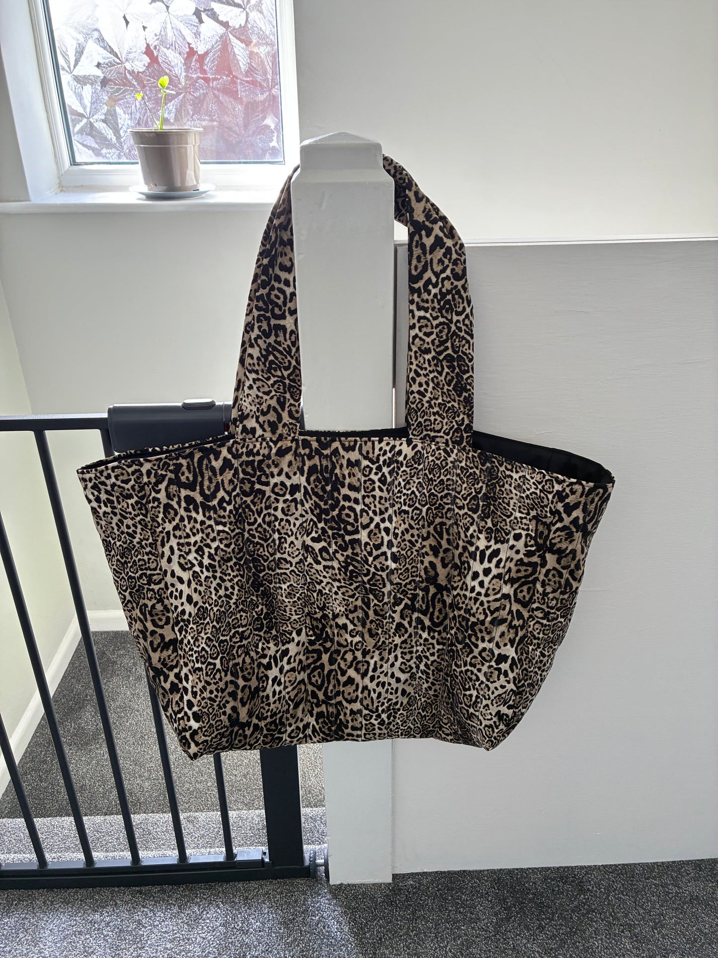 Leopard print Large Tote Bag