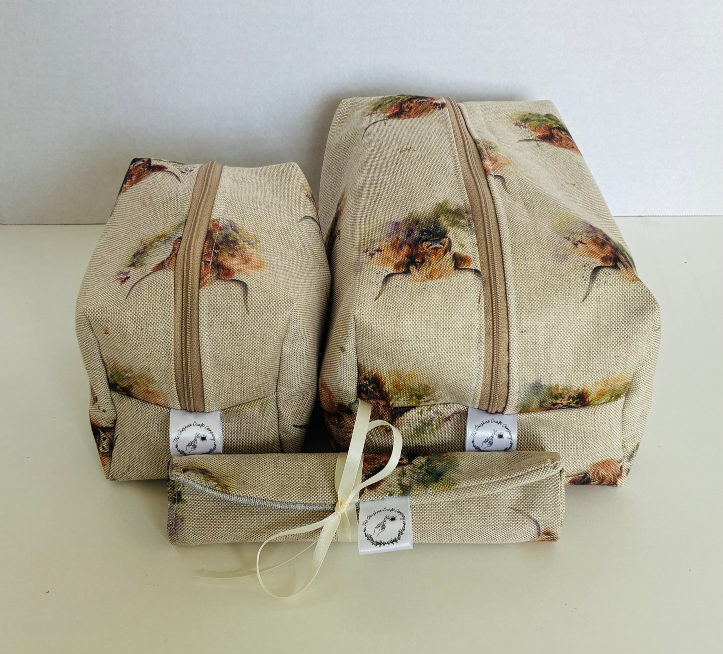 Highland Cow Travel Set