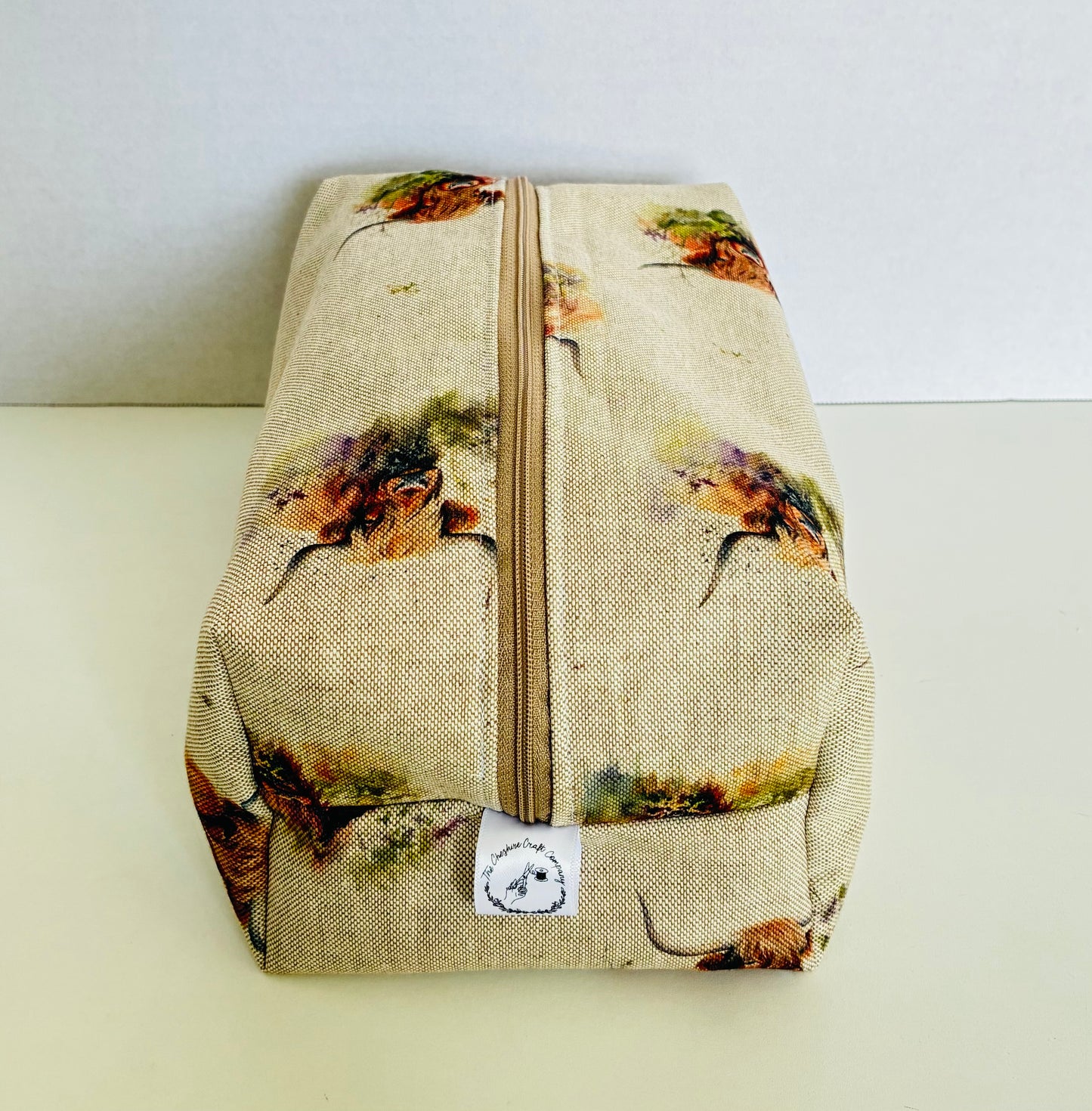 Highland Cow Wash Bag