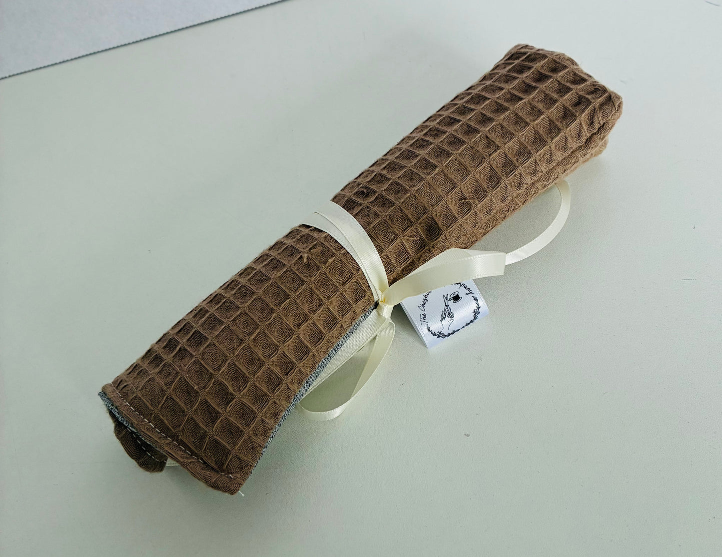 Brown Waffle Travel Set