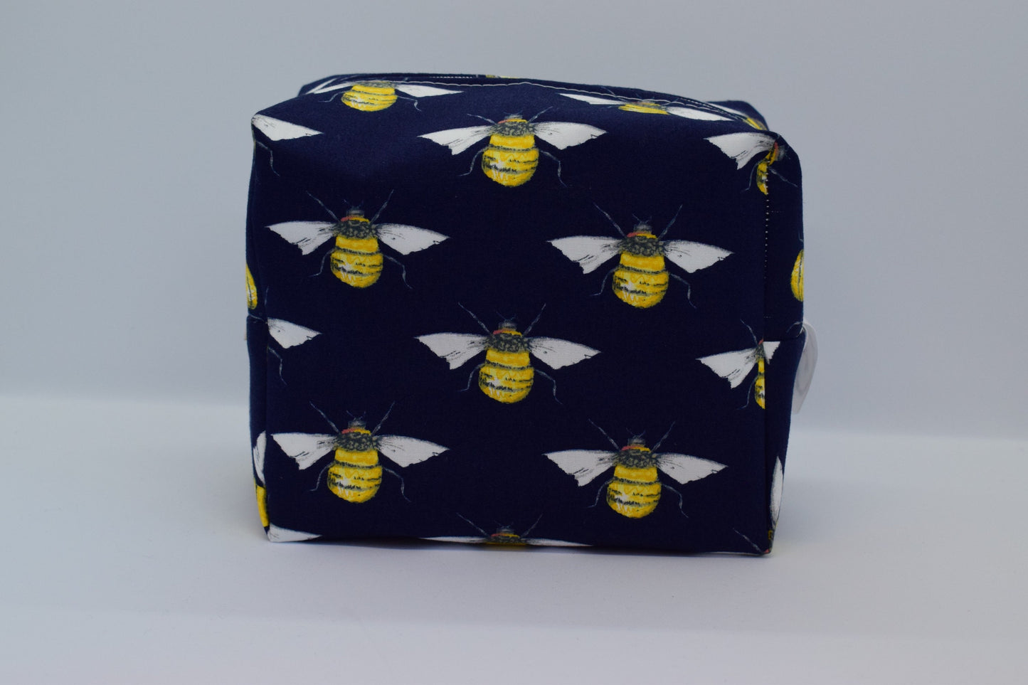 Navy Bee Make Up Bag