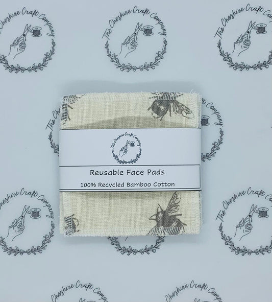 Reusable Bee Organic Bamboo Cotton Pads