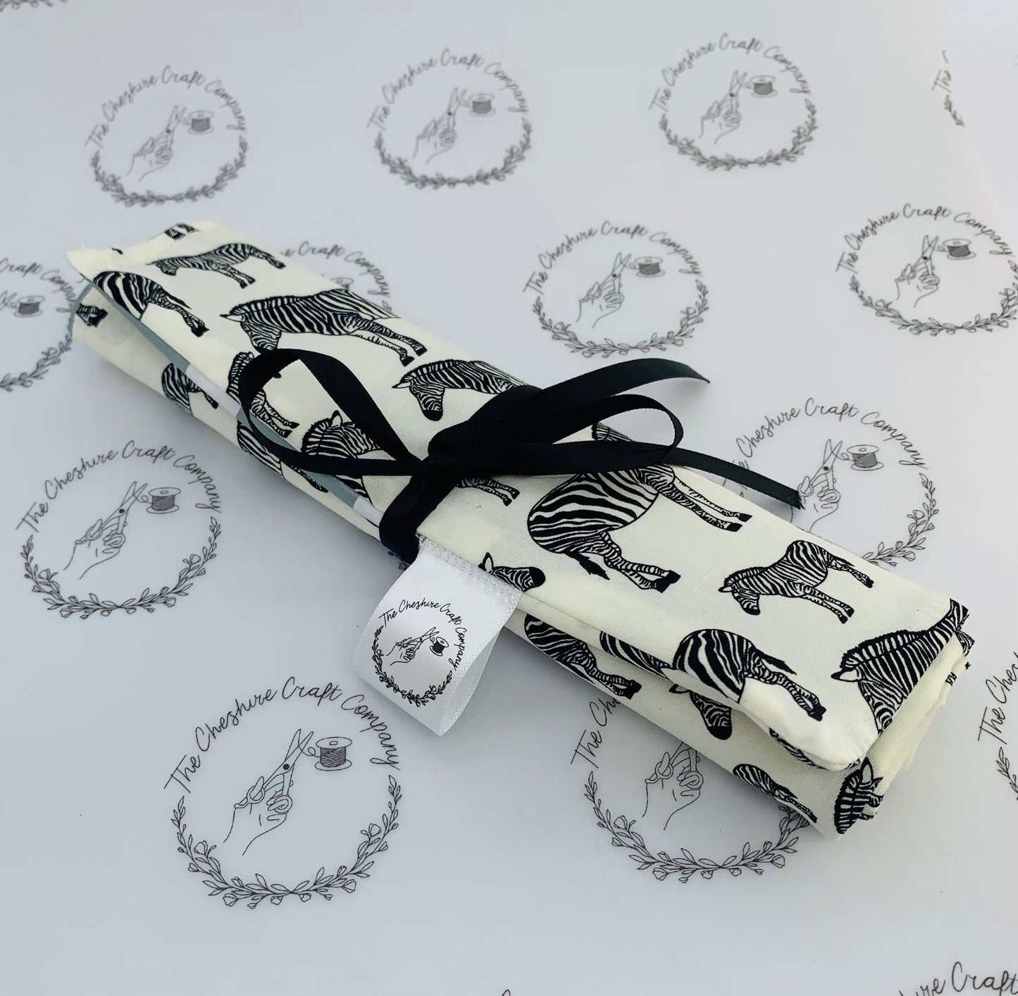 Zebra Print Brush Roll