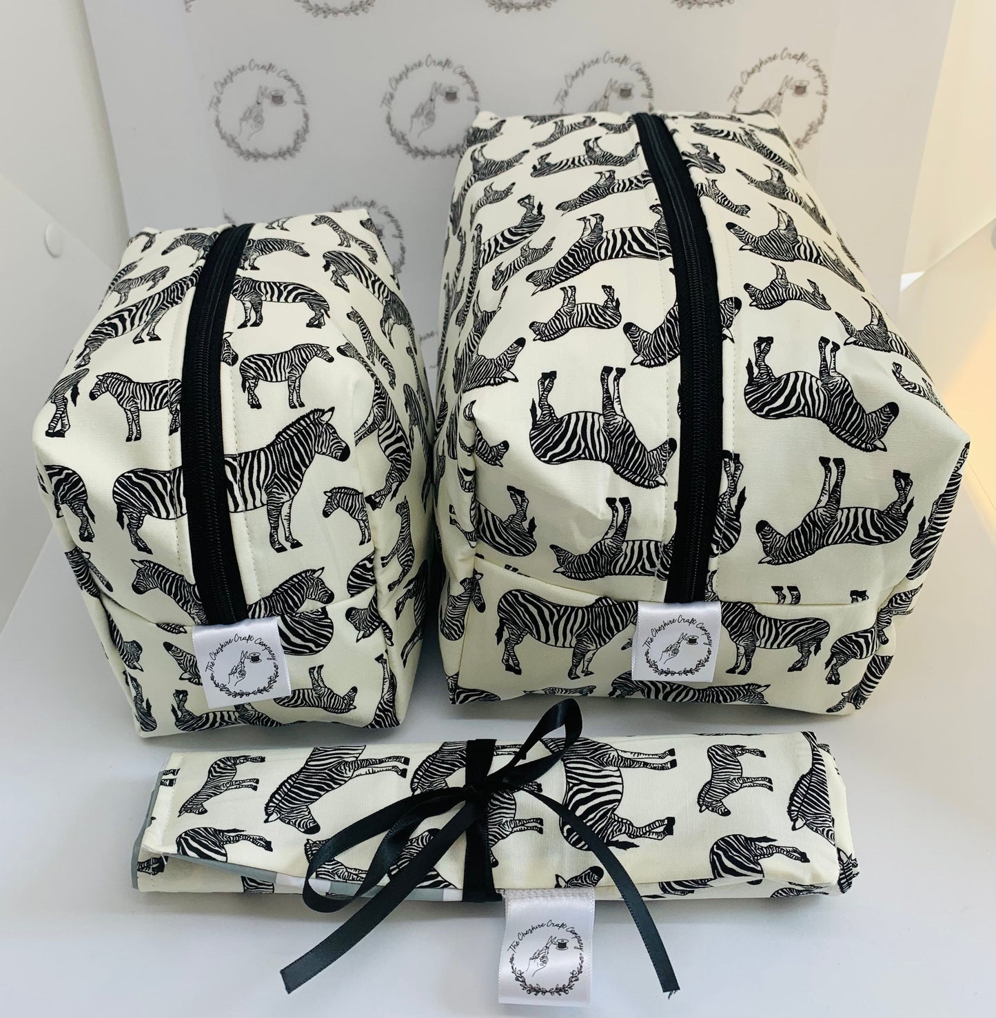 Zebra Print Travel Set