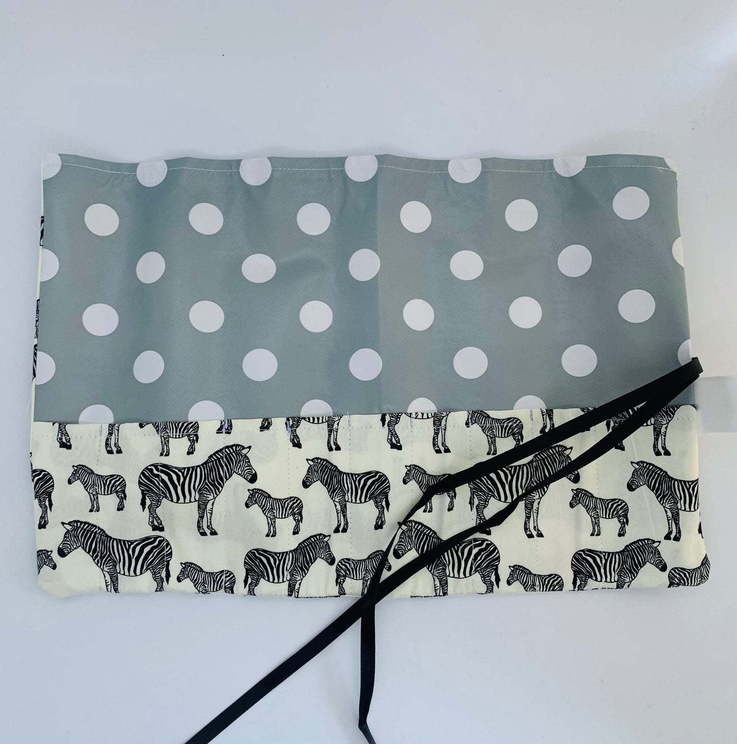 Zebra Print Brush Roll