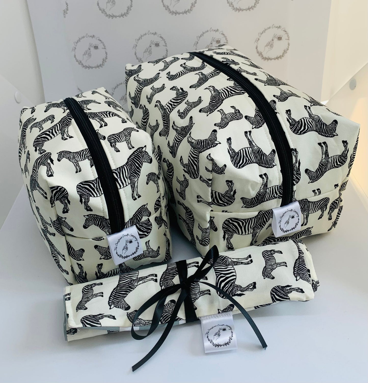 Zebra Print Travel Set