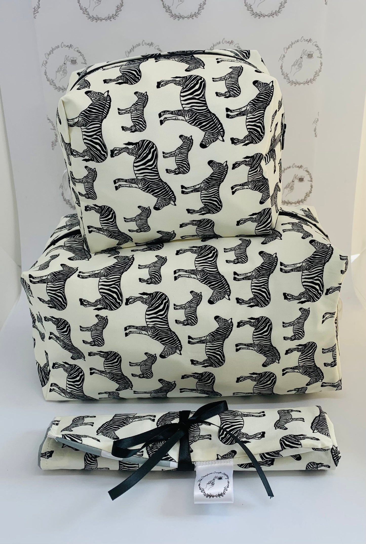 Zebra Print Travel Set