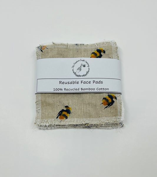 Bees Reusable Cotton Pads