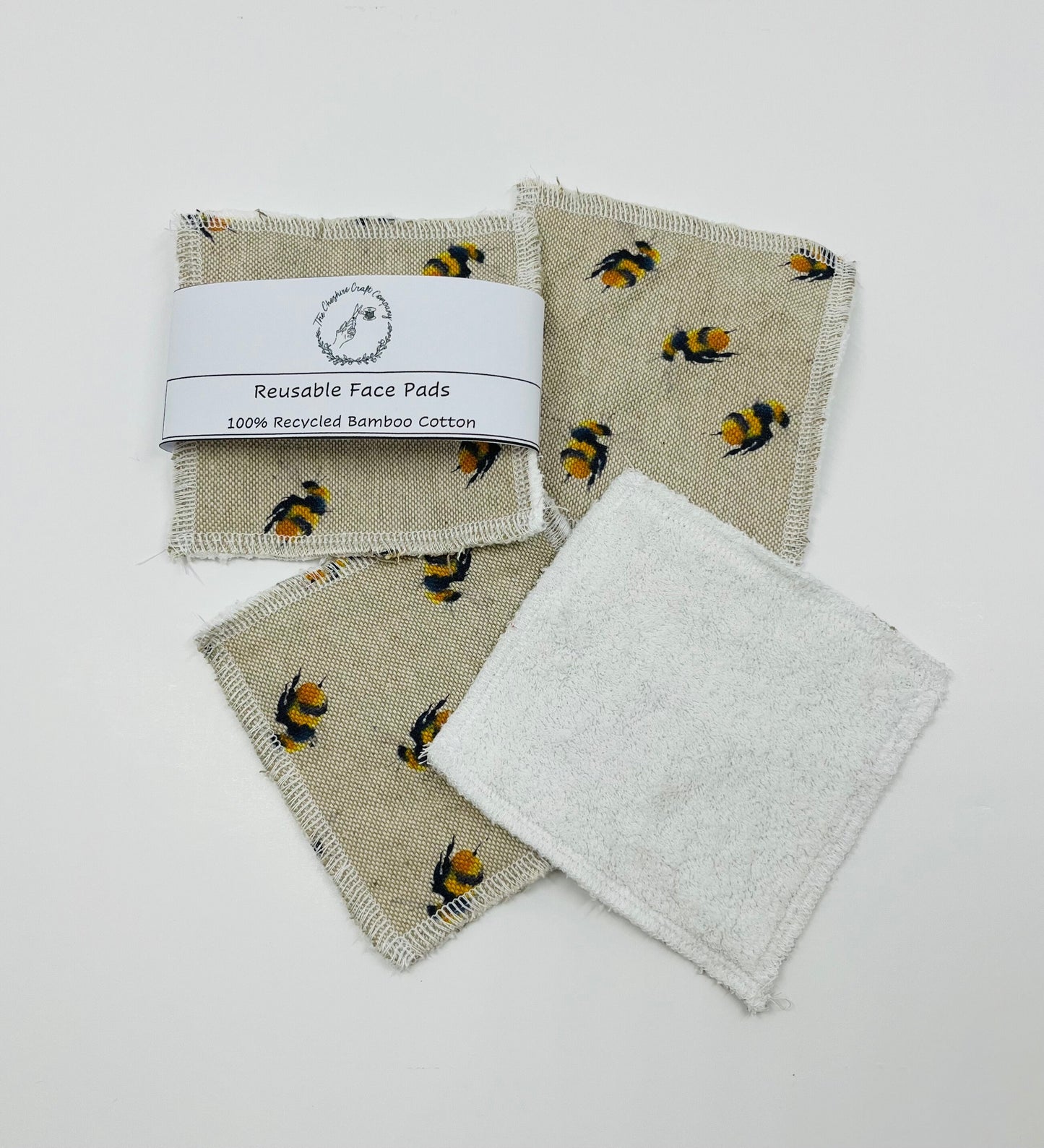 Bees Reusable Cotton Pads