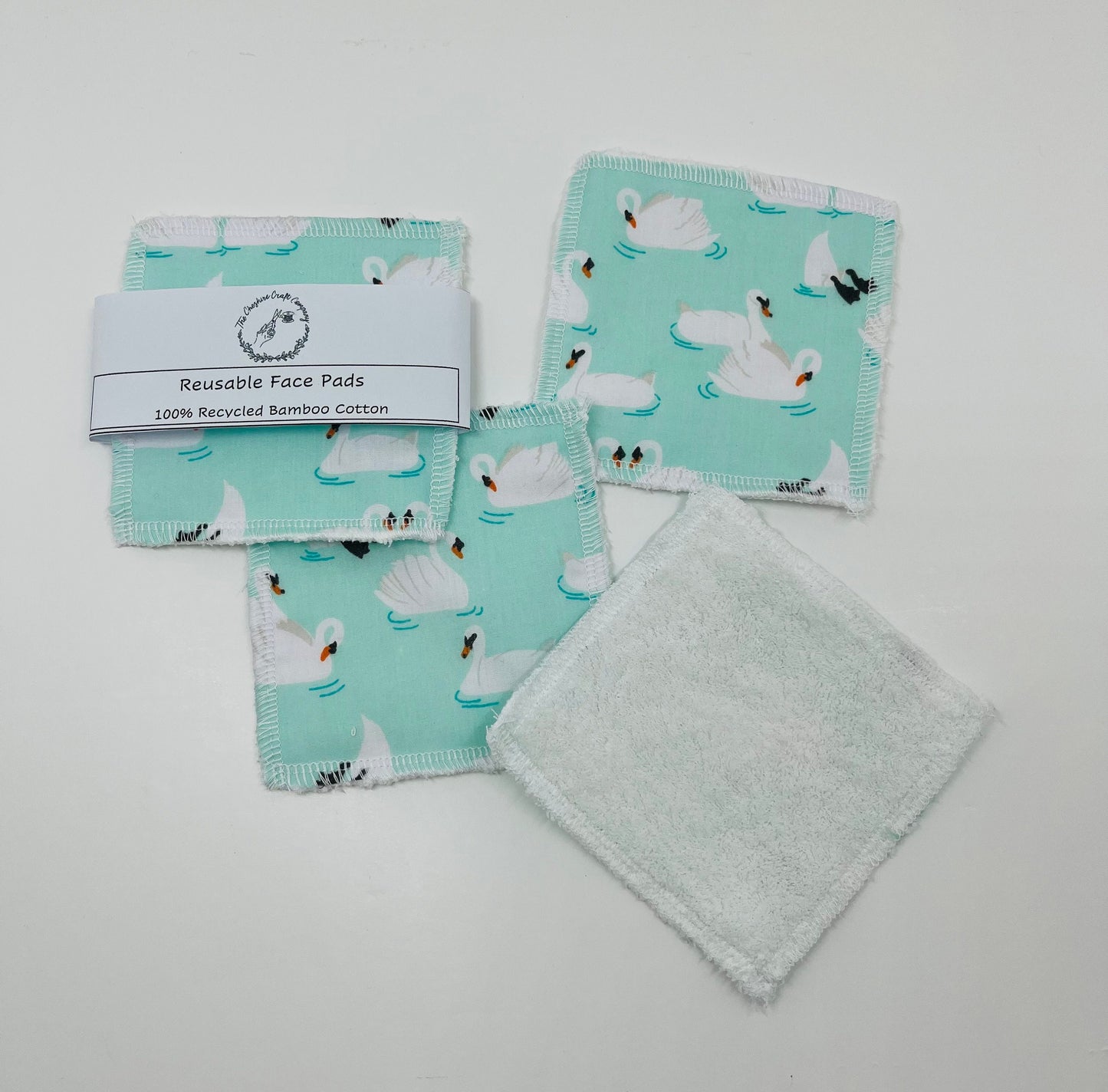 Mint Swans Reusable Cotton Pads