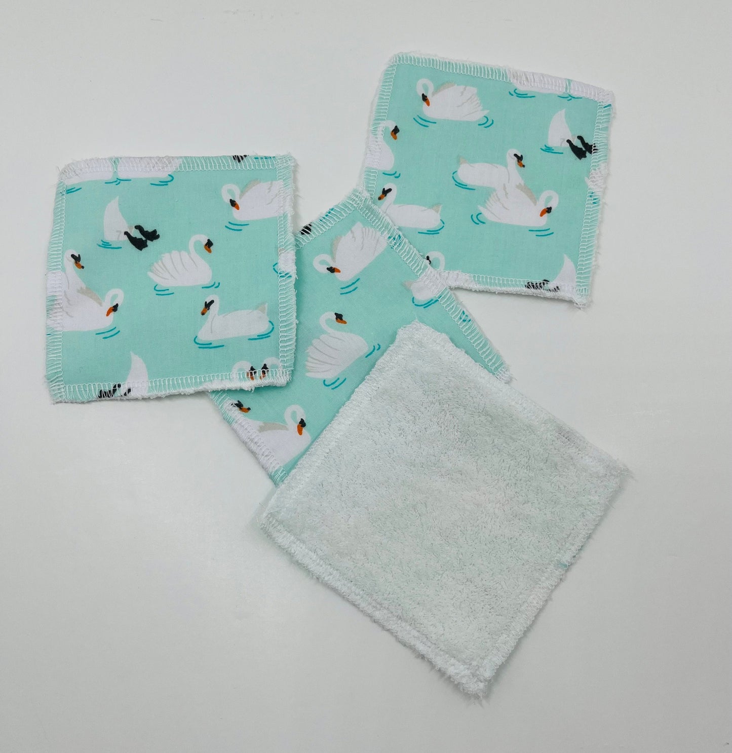 Mint Swans Reusable Cotton Pads
