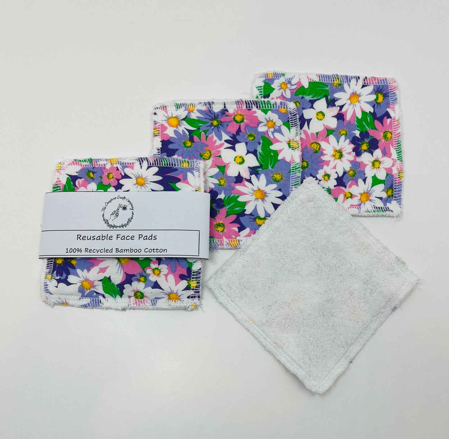 Lilac Floral Reusable Cotton Pads
