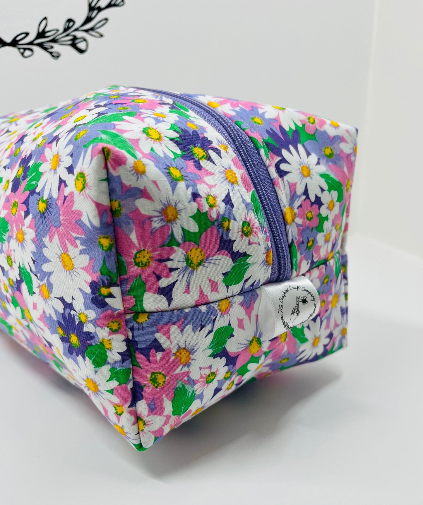 Lilac Floral Wash Bag