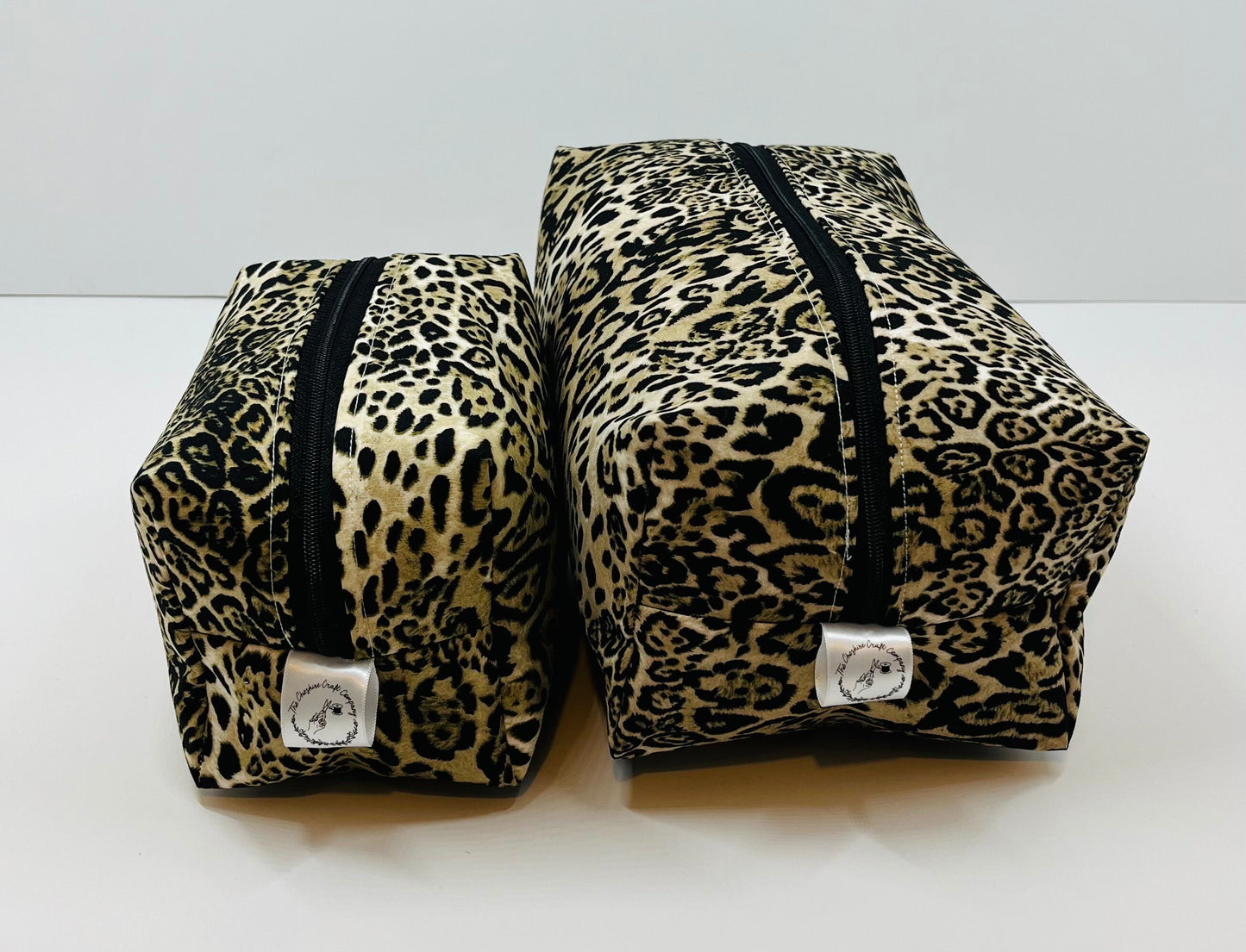 Leopard Print Make Up and Wash Bag Set