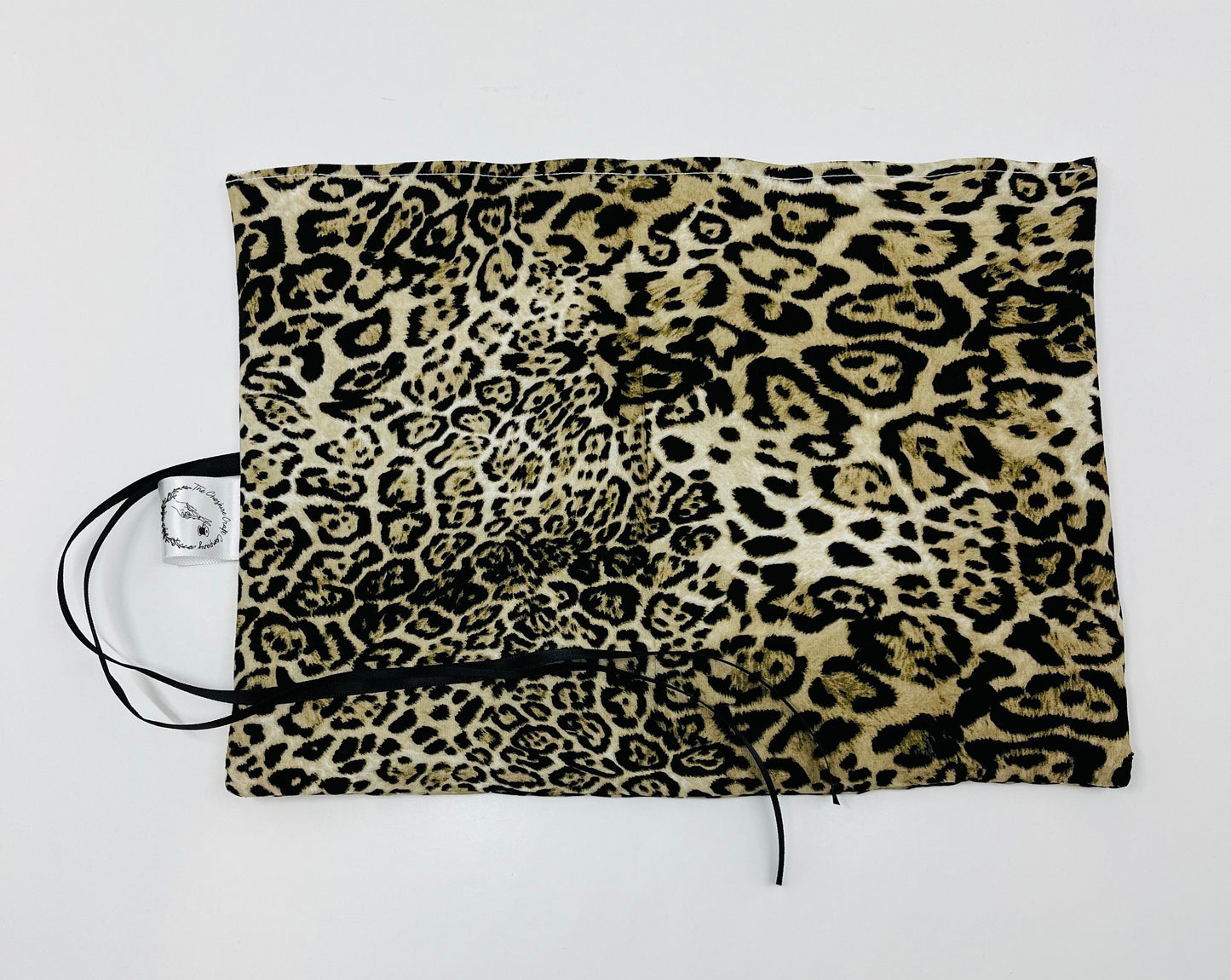 Leopard Print Brush Roll