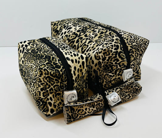 Leopard Print Travel Set