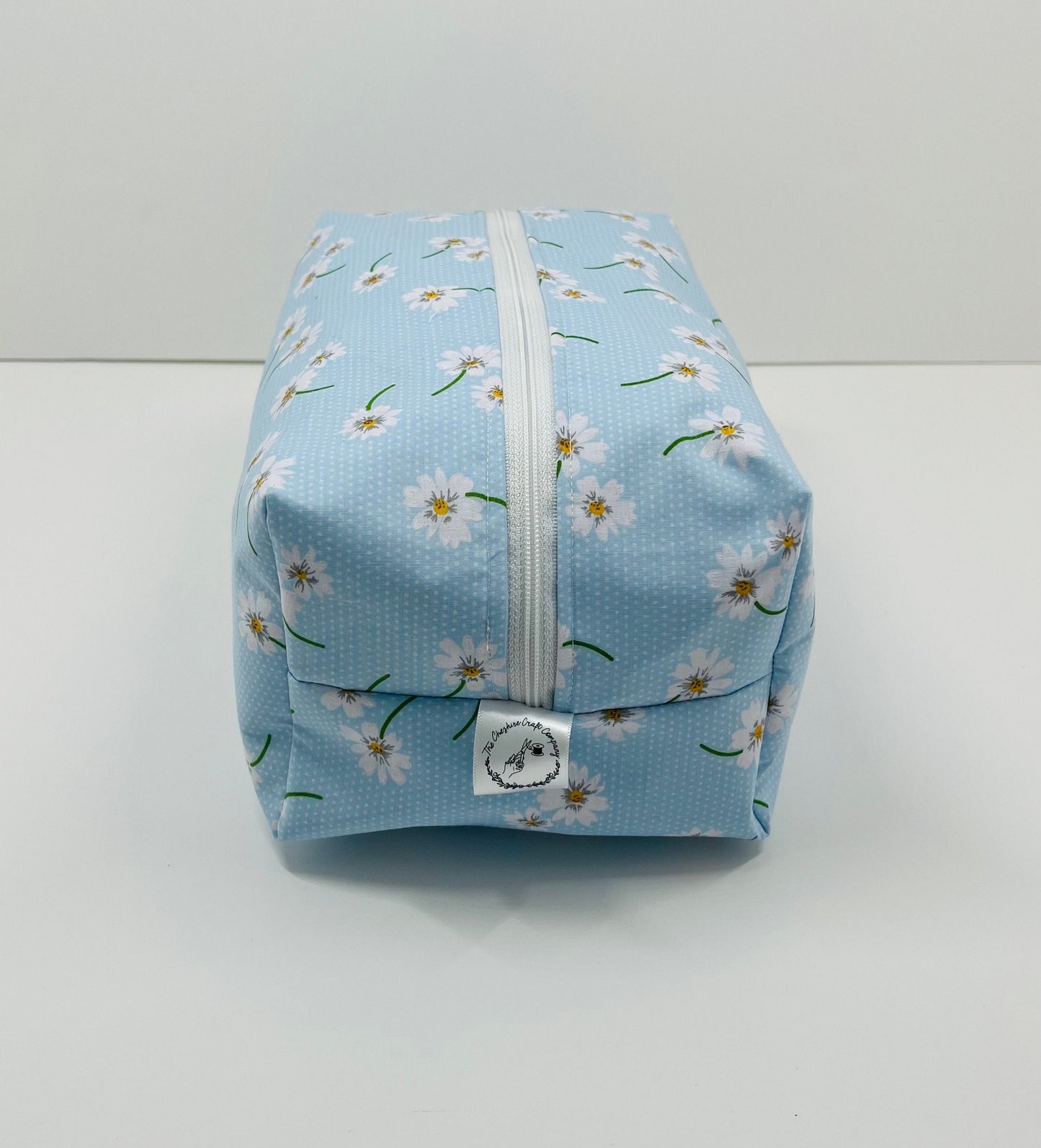 Blue Daisy Print Wash Bag
