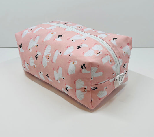 Pink Swan Wash Bag