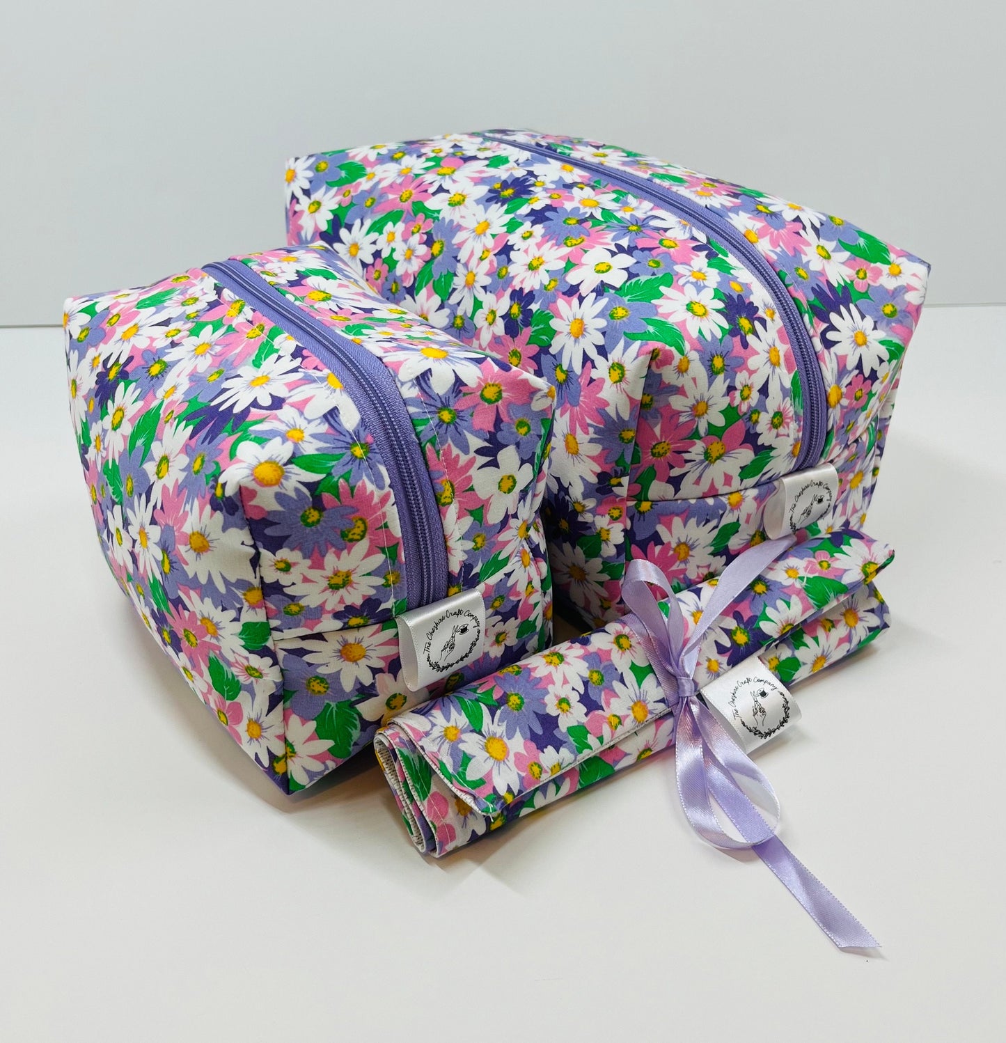 Lilac Floral Travel Set