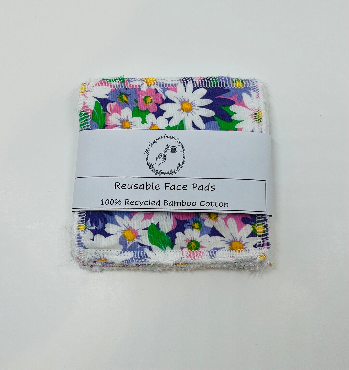 Lilac Floral Reusable Cotton Pads