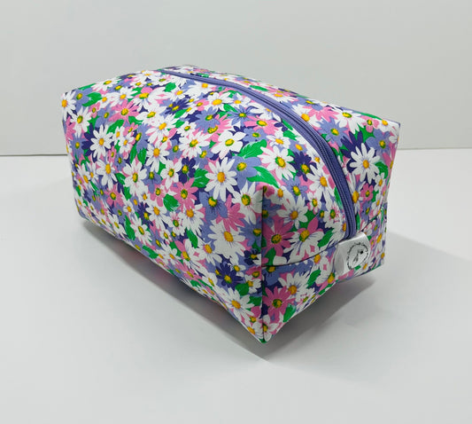 Lilac Floral Wash Bag