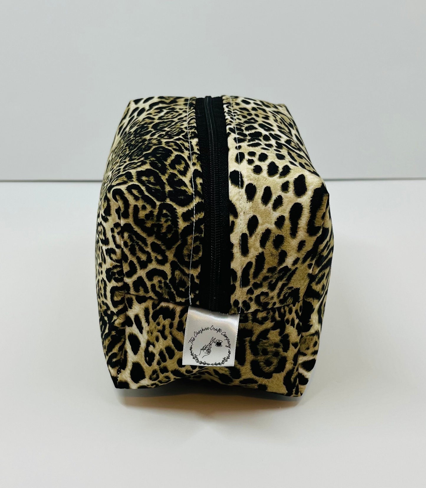 Leopard Print Make Up Bag