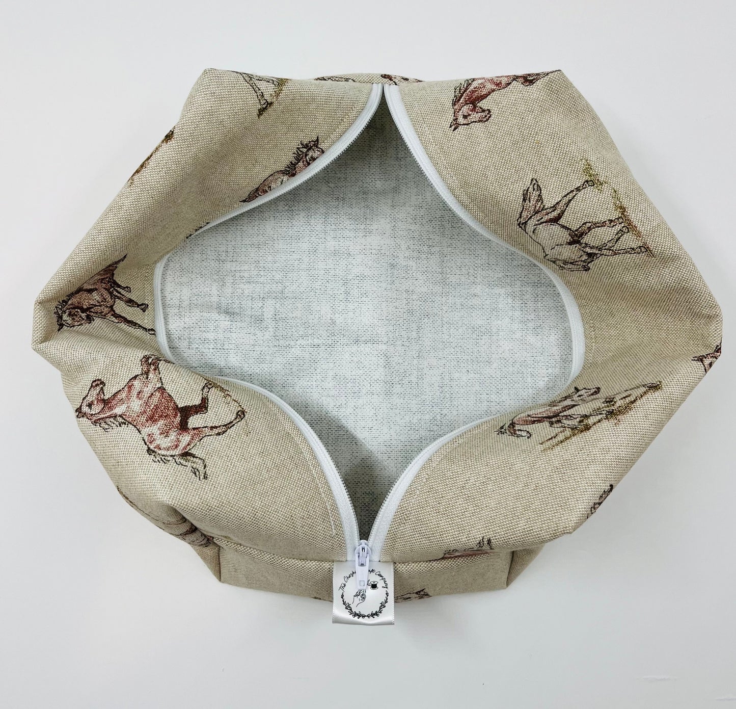 Horse Print Wash Bag