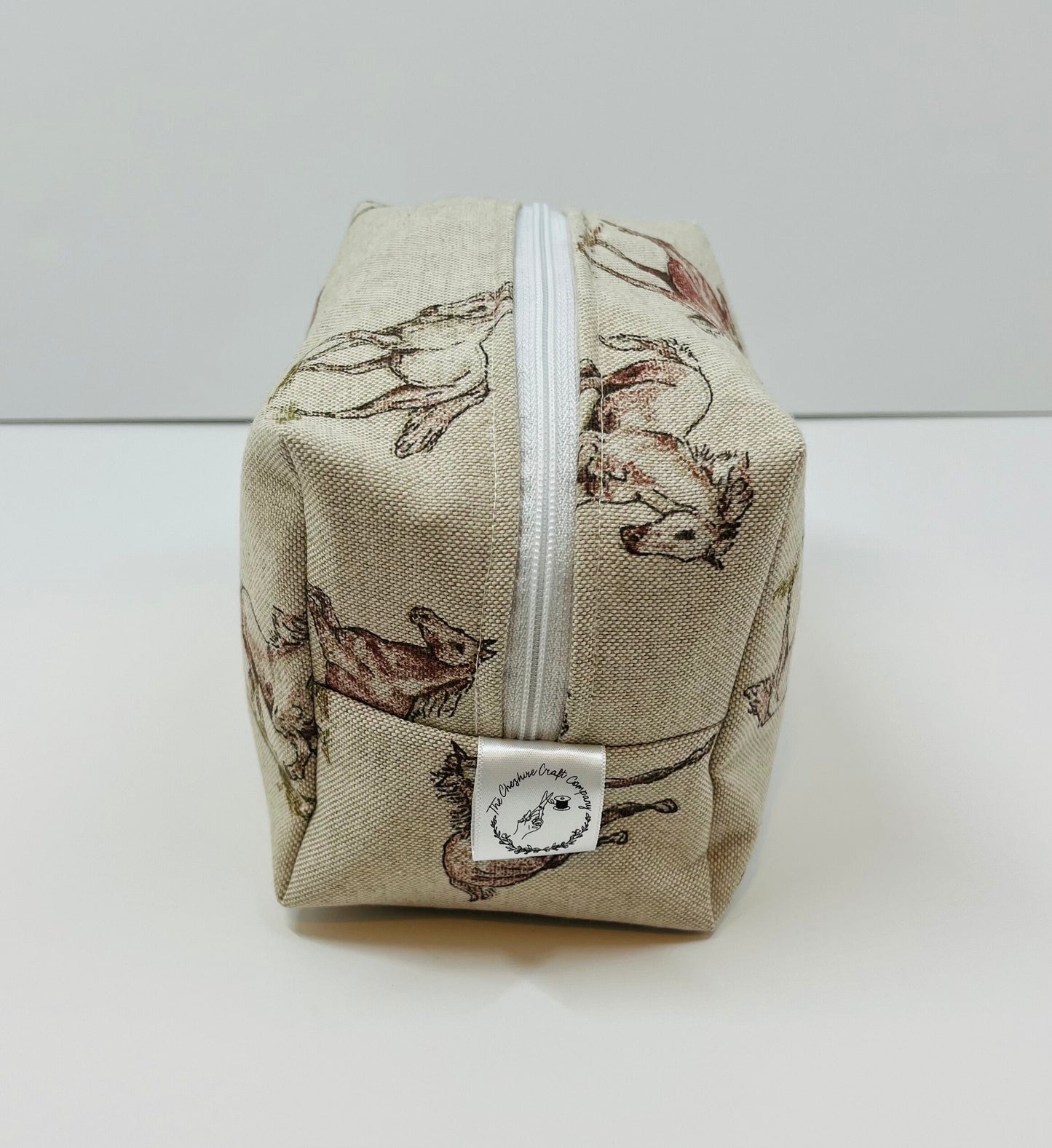 Horse Print Make Up Bag