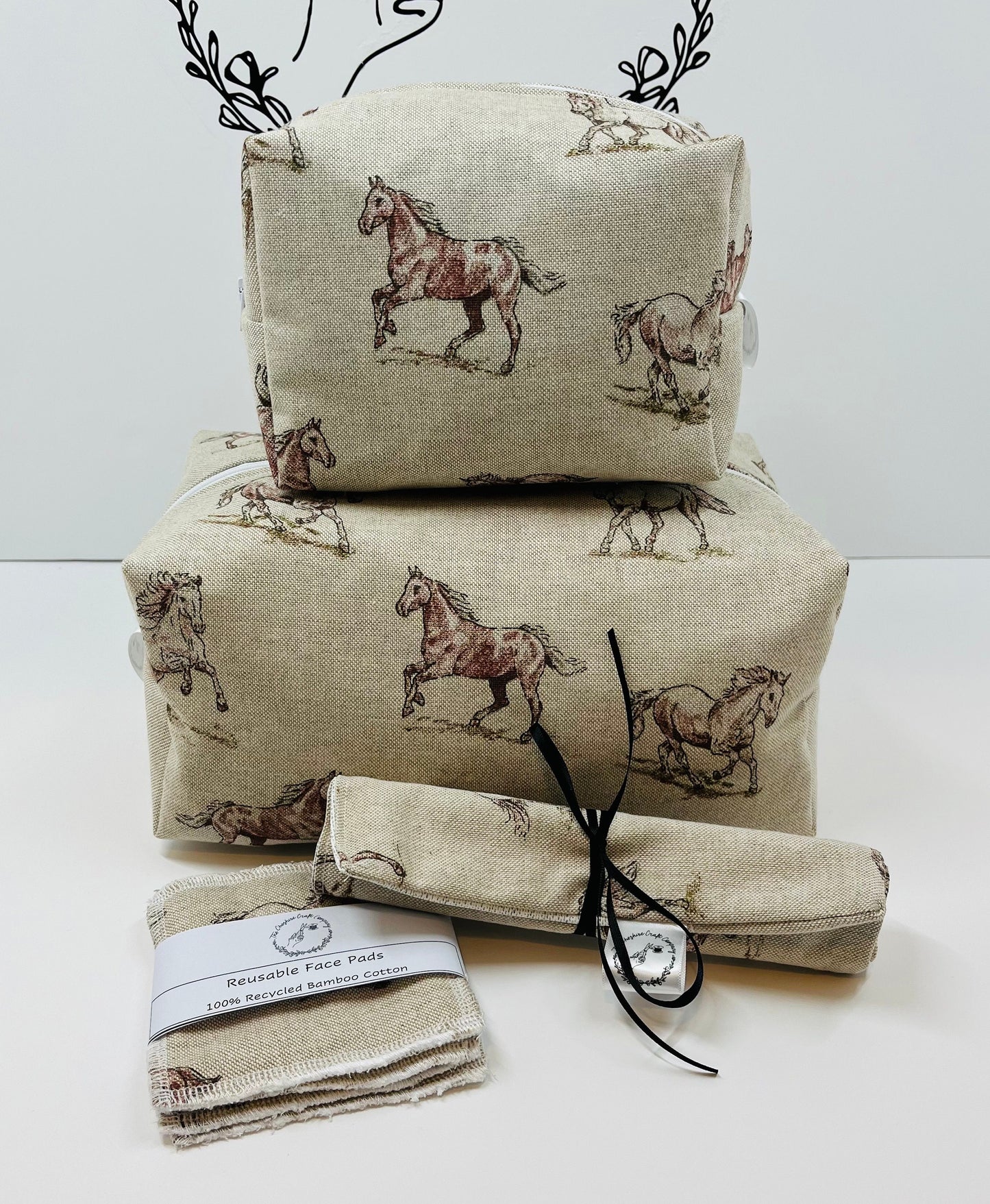 Horse Print Ultimate Travel Set