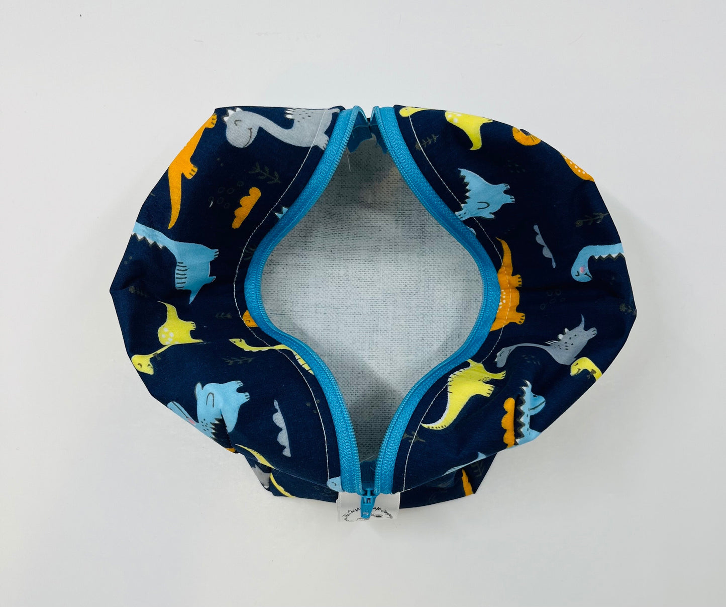 Blue Dinosaur Make Up Bag