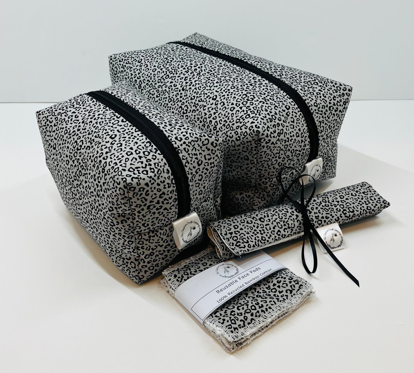 Grey Leopard Print Ultimate Travel Set