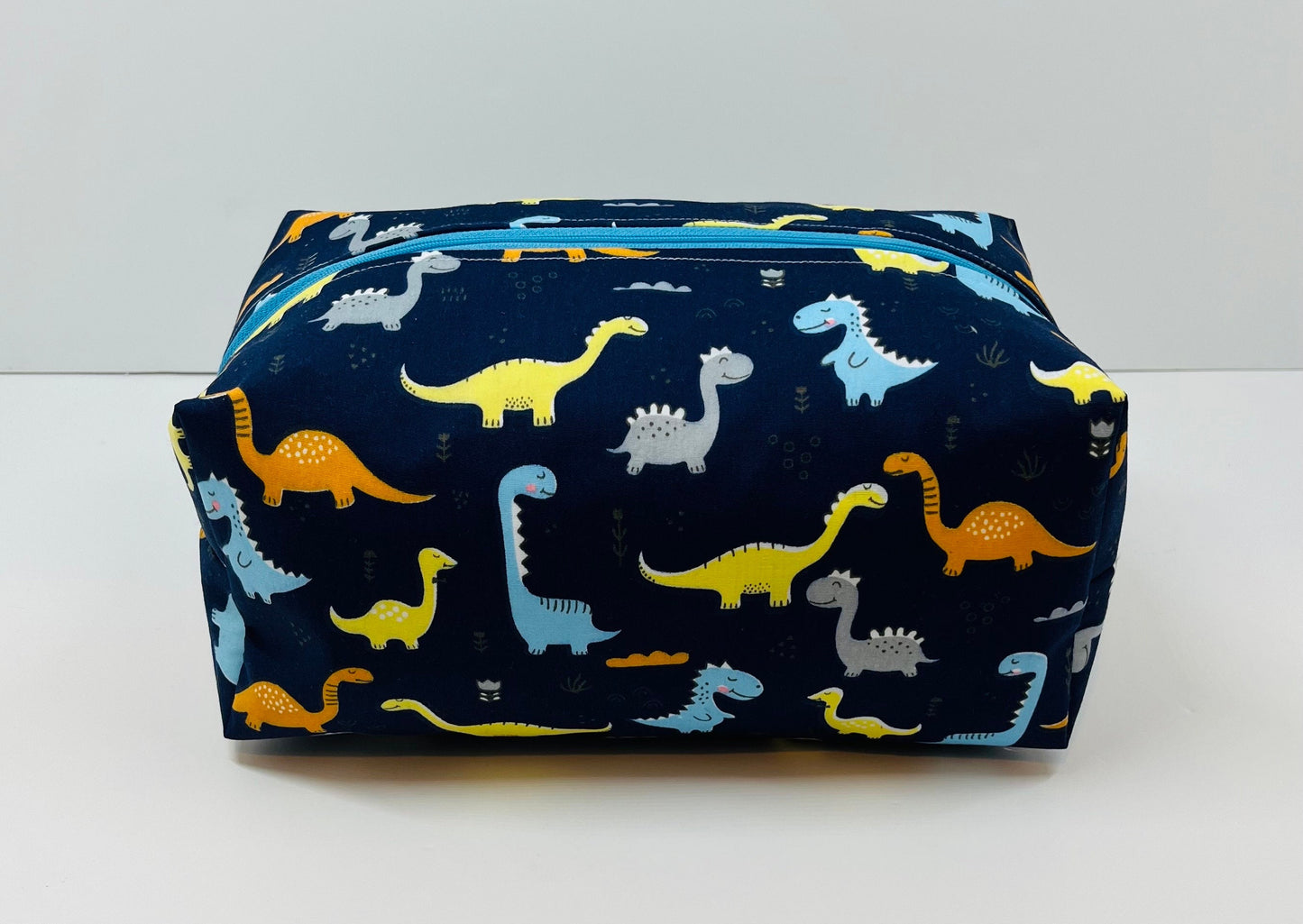 Blue Dinosaur Wash Bag