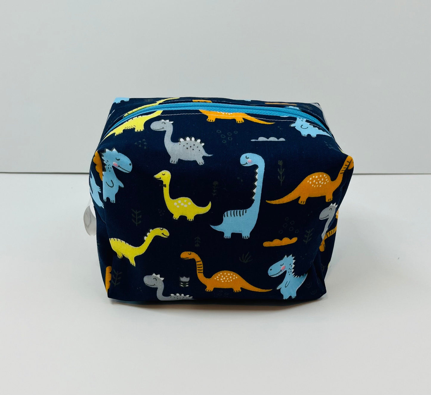 Blue Dinosaur Make Up Bag