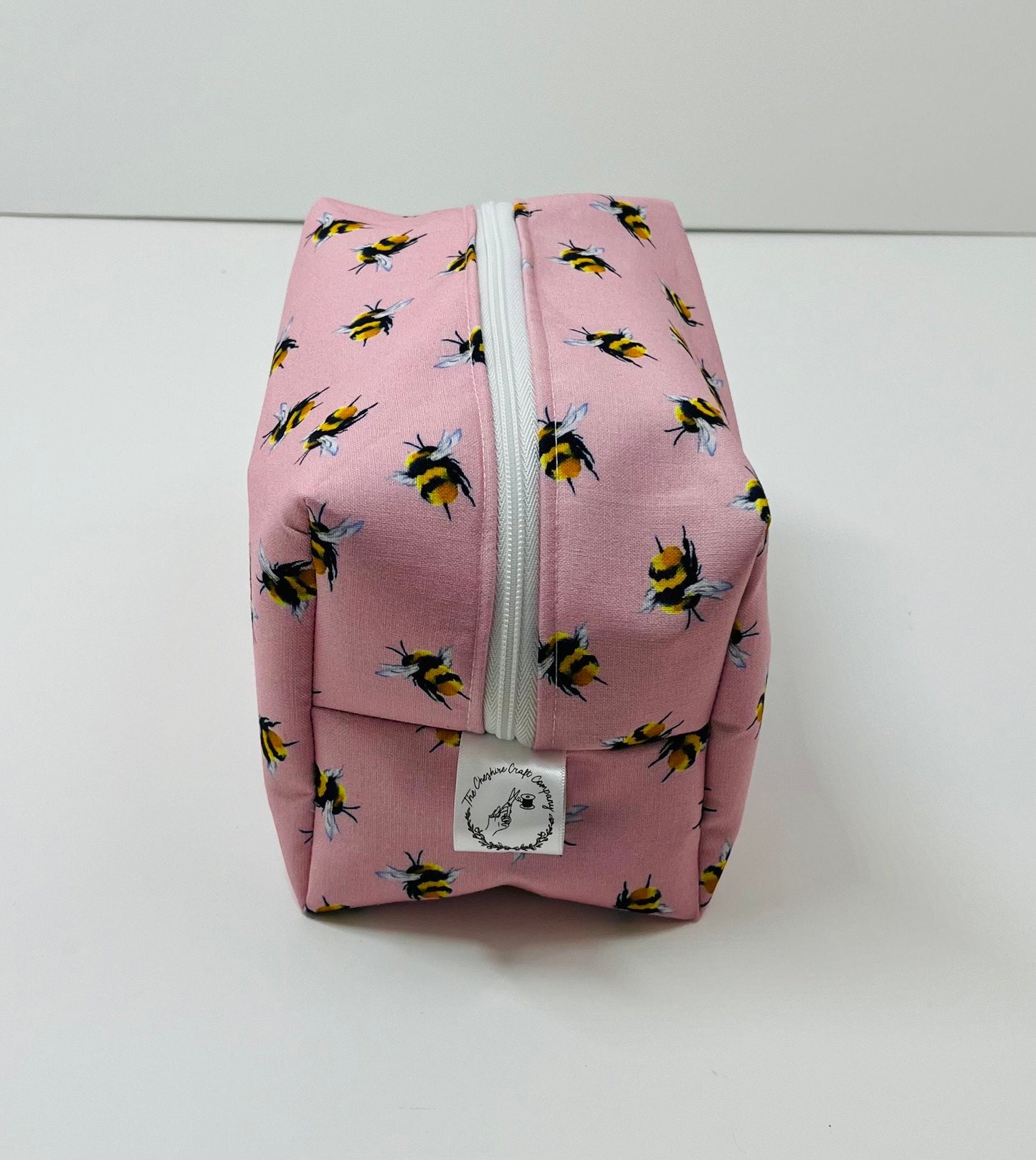 Pink Bee Make Up Bag
