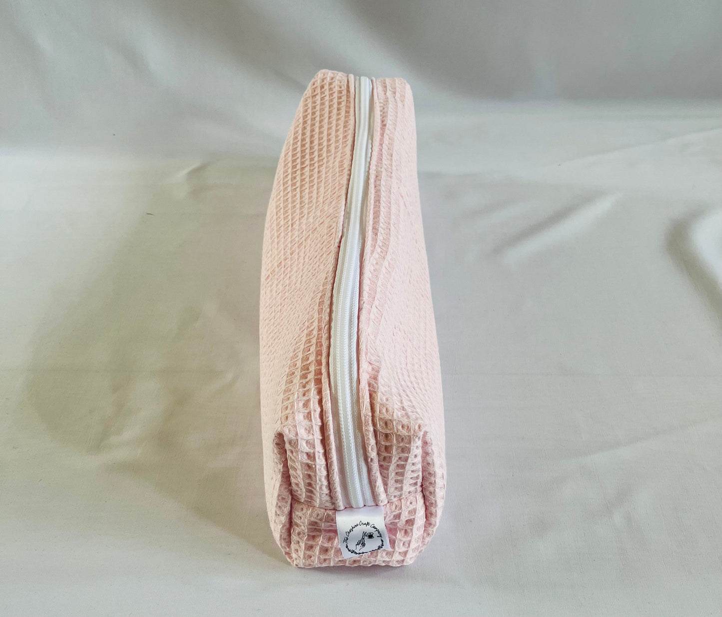 Pink Waffle Hair Tool Bag