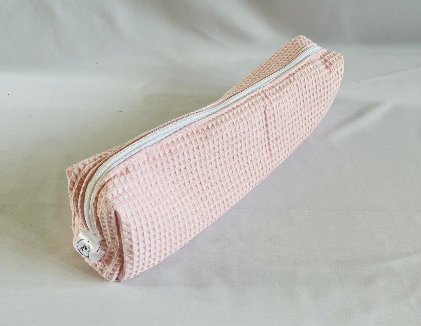 Pink Waffle Hair Tool Bag