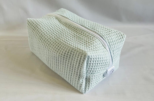 Blue Waffle Wash Bag