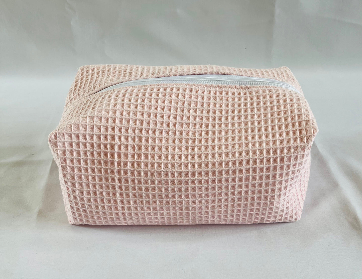Pink Waffle Wash Bag