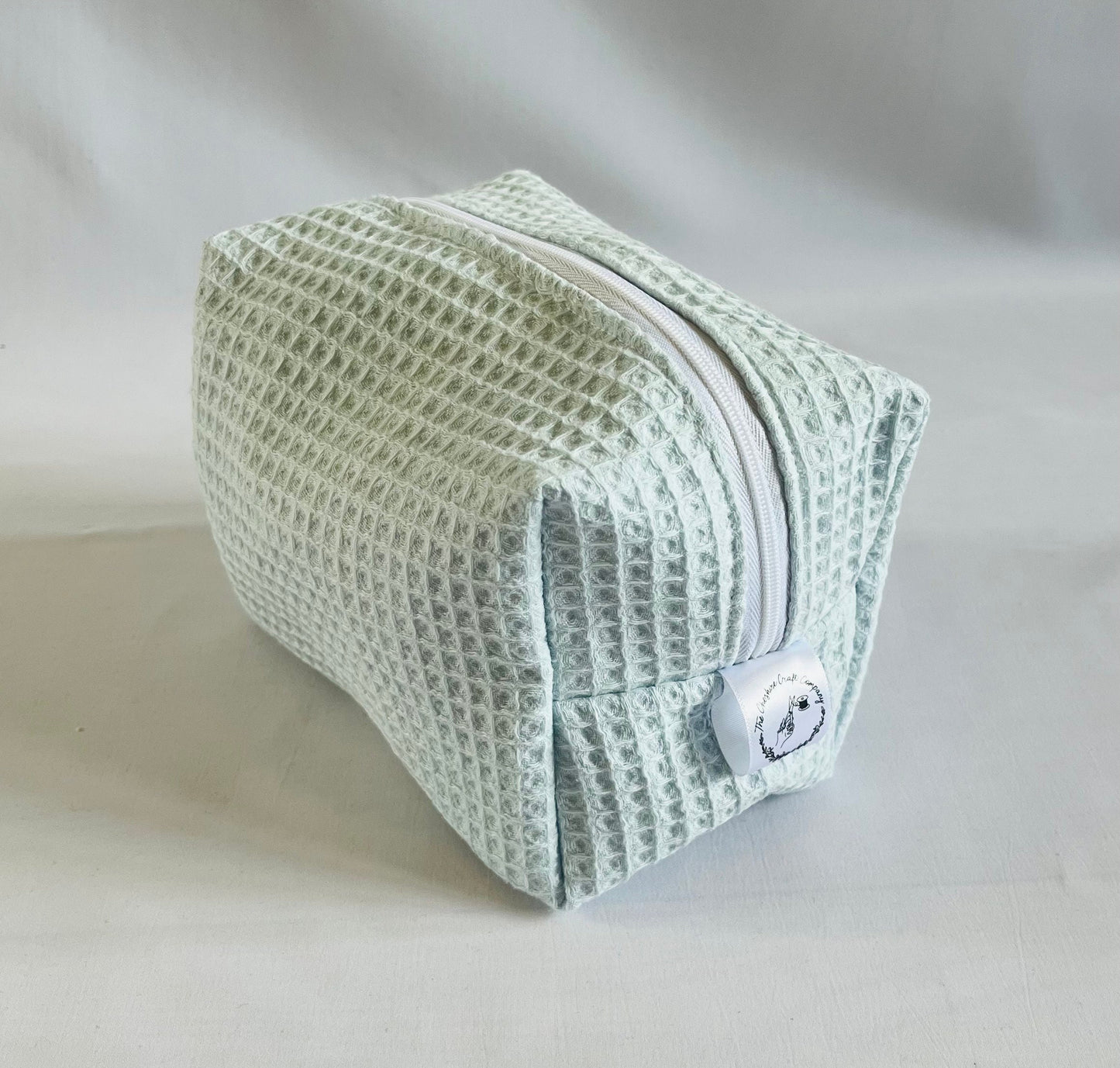 Blue Waffle Make Up Bag