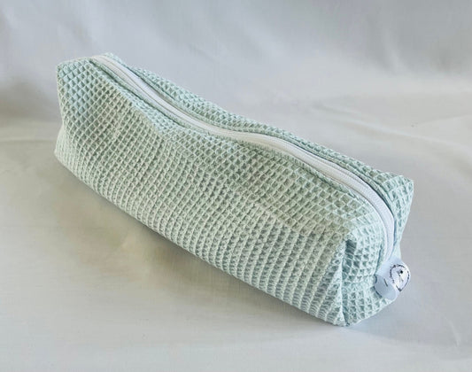 Blue Waffle Hair Tool Bag