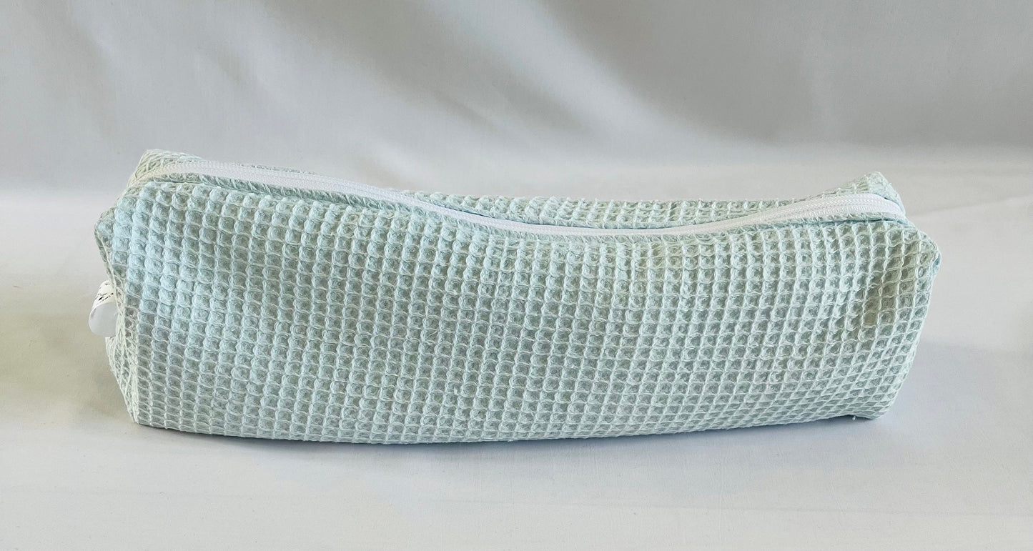 Blue Waffle Hair Tool Bag