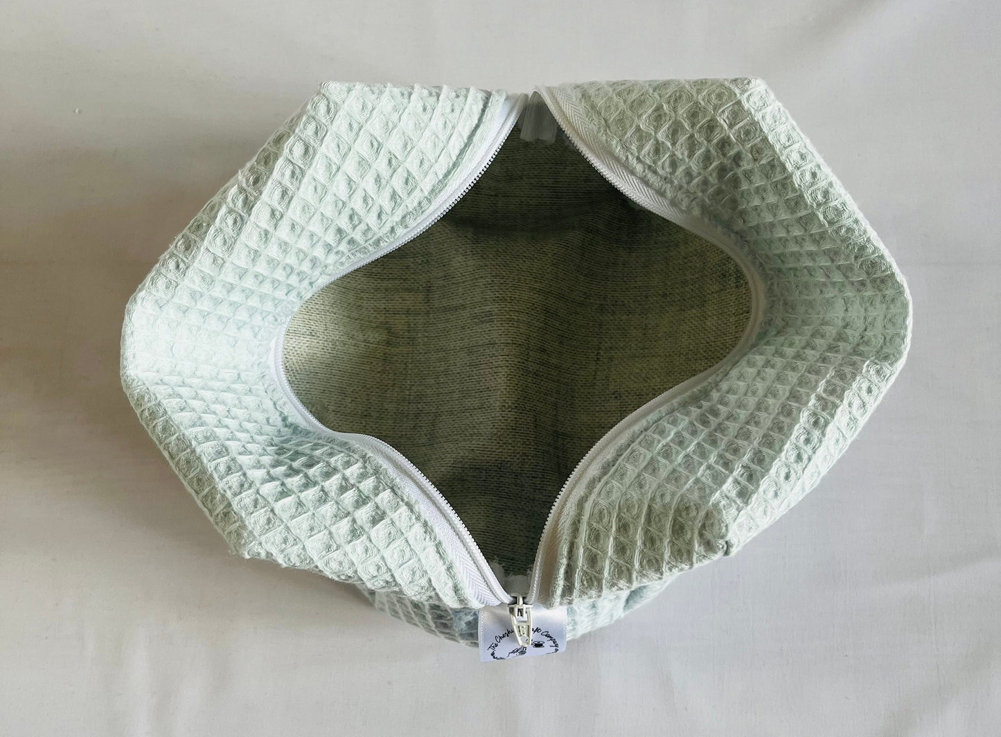 Blue Waffle Make Up Bag