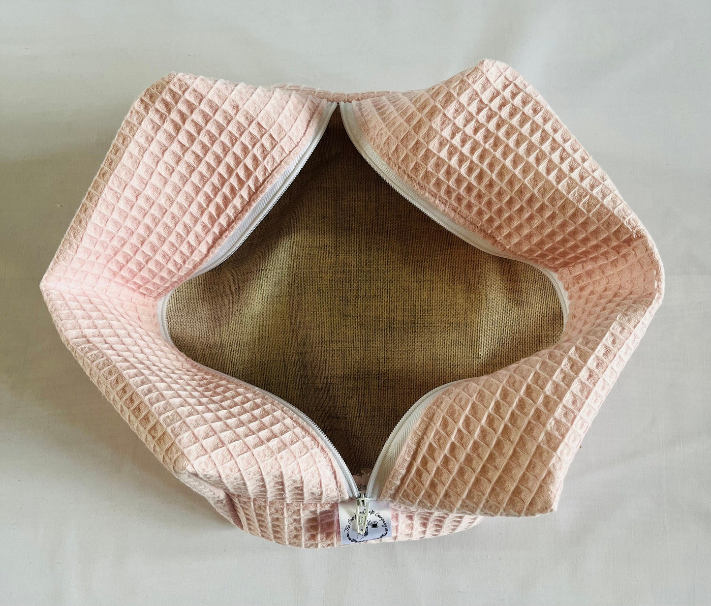 Pink Waffle Travel Set